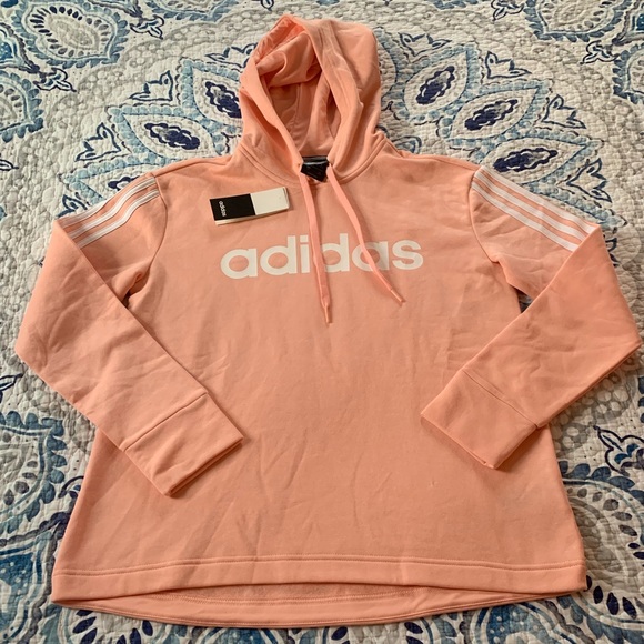 nude adidas hoodie